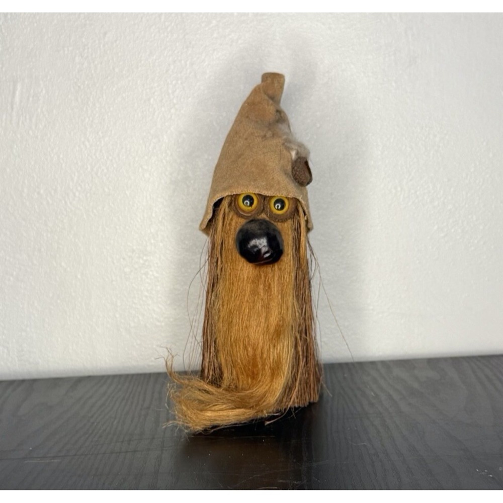 Vtg 1970s Ken Arensbak Woodland Troll Handmade Kitschy Natural Material Folk Art